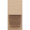 Ekena Millwork 8-in W x 14-in D x 14-in H Funston Block Rough Cedar Woodgrain TimberThane Outlooker, Primed Tan OUTUR080X14X14FST44RCPR - alternate 6
